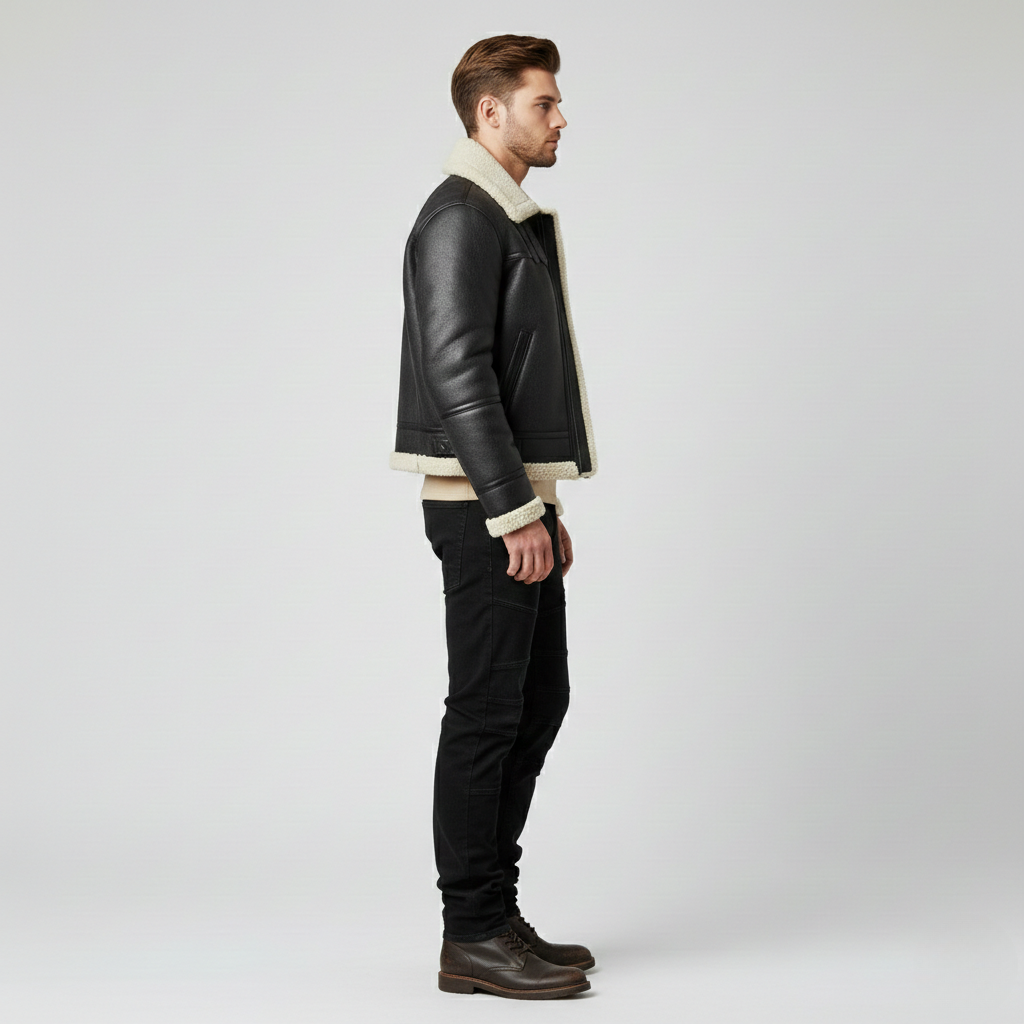 Veste à ligne sobre pour homme