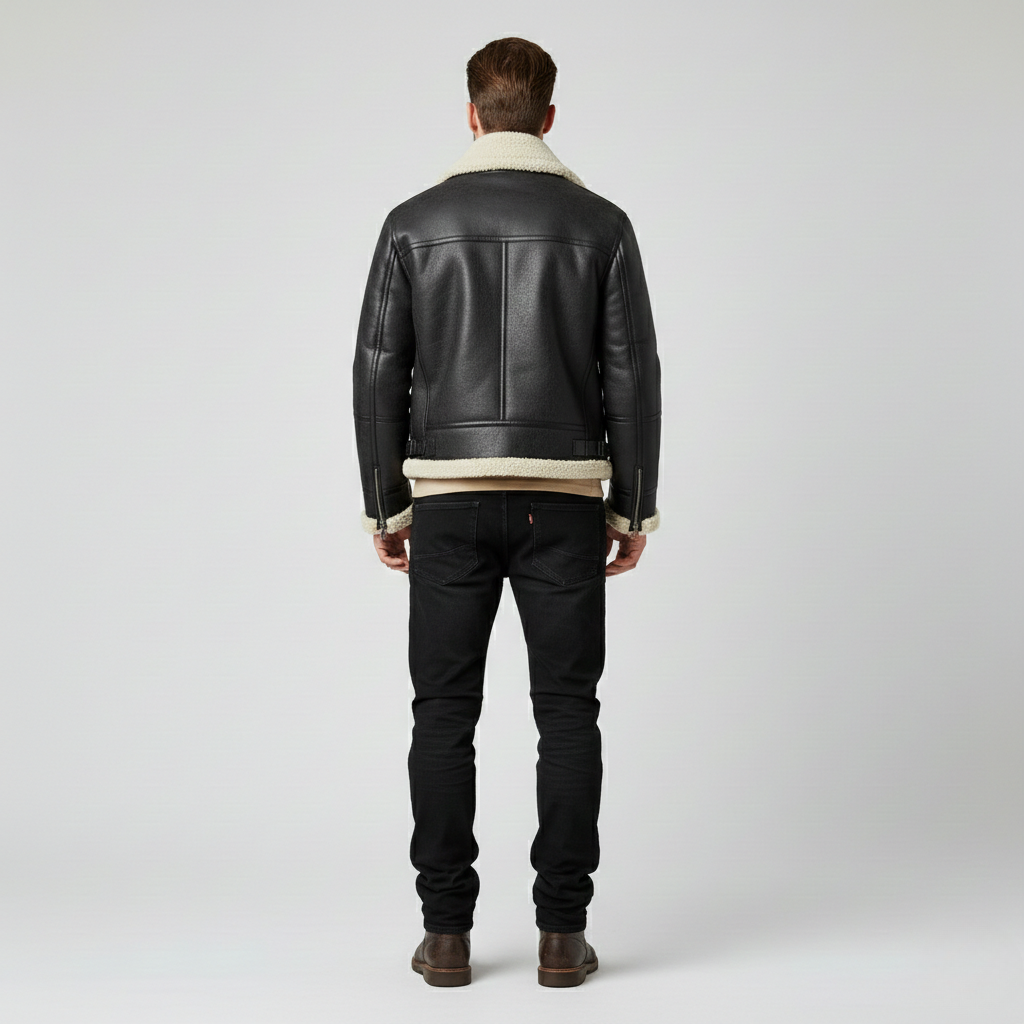 Veste à ligne sobre pour homme