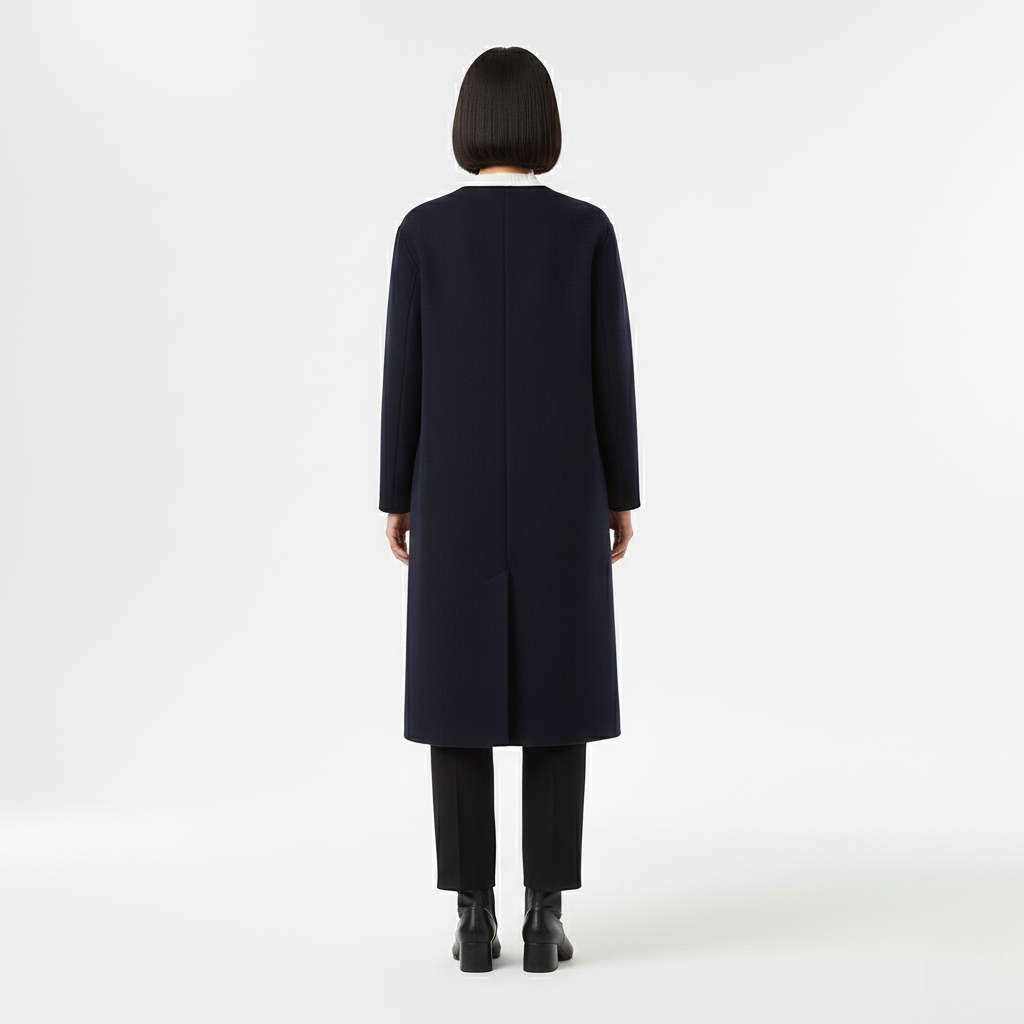 Manteau à coupe longue pour femme