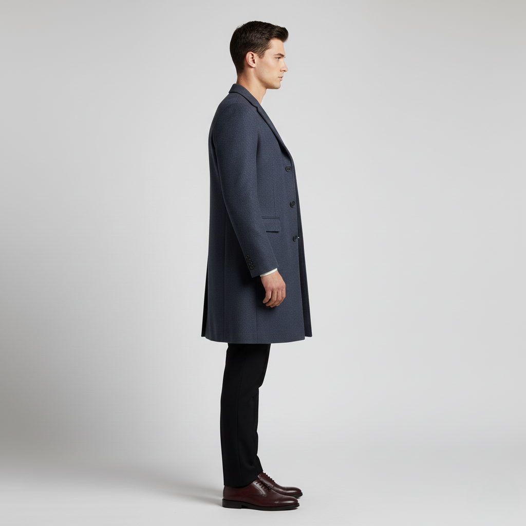 Manteau à coupe tailleur pour homme