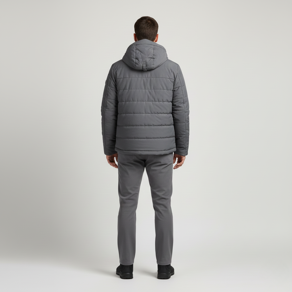Doudoune avec capuche pour homme
