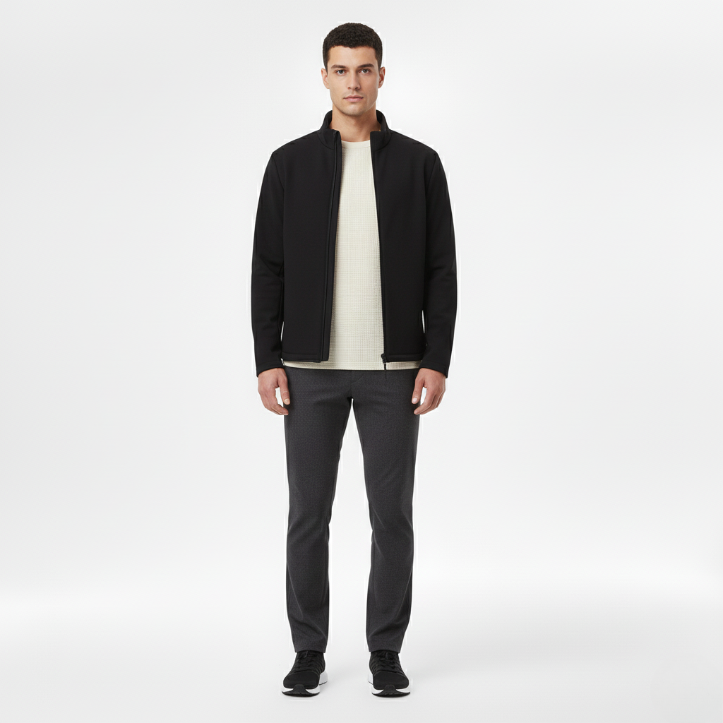 Veste à fermeture zippée pour homme