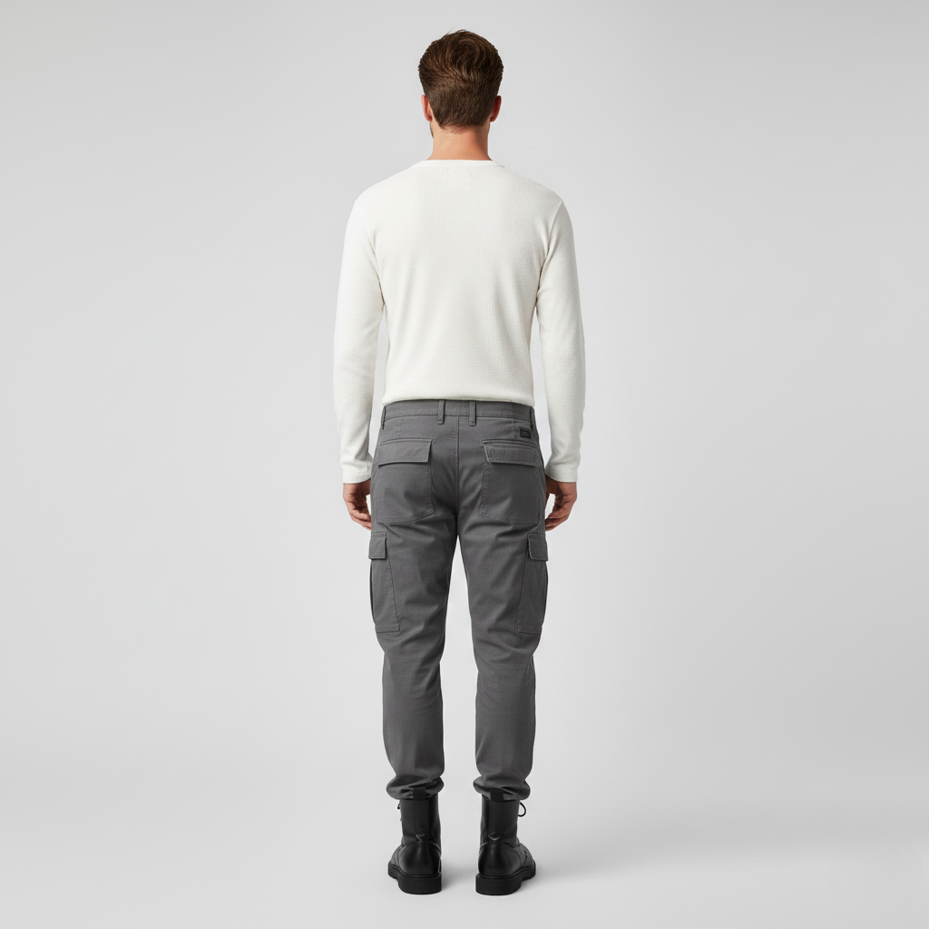 Pull à manches longues en maille pour homme