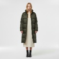 Manteau à coupe longue pour femme