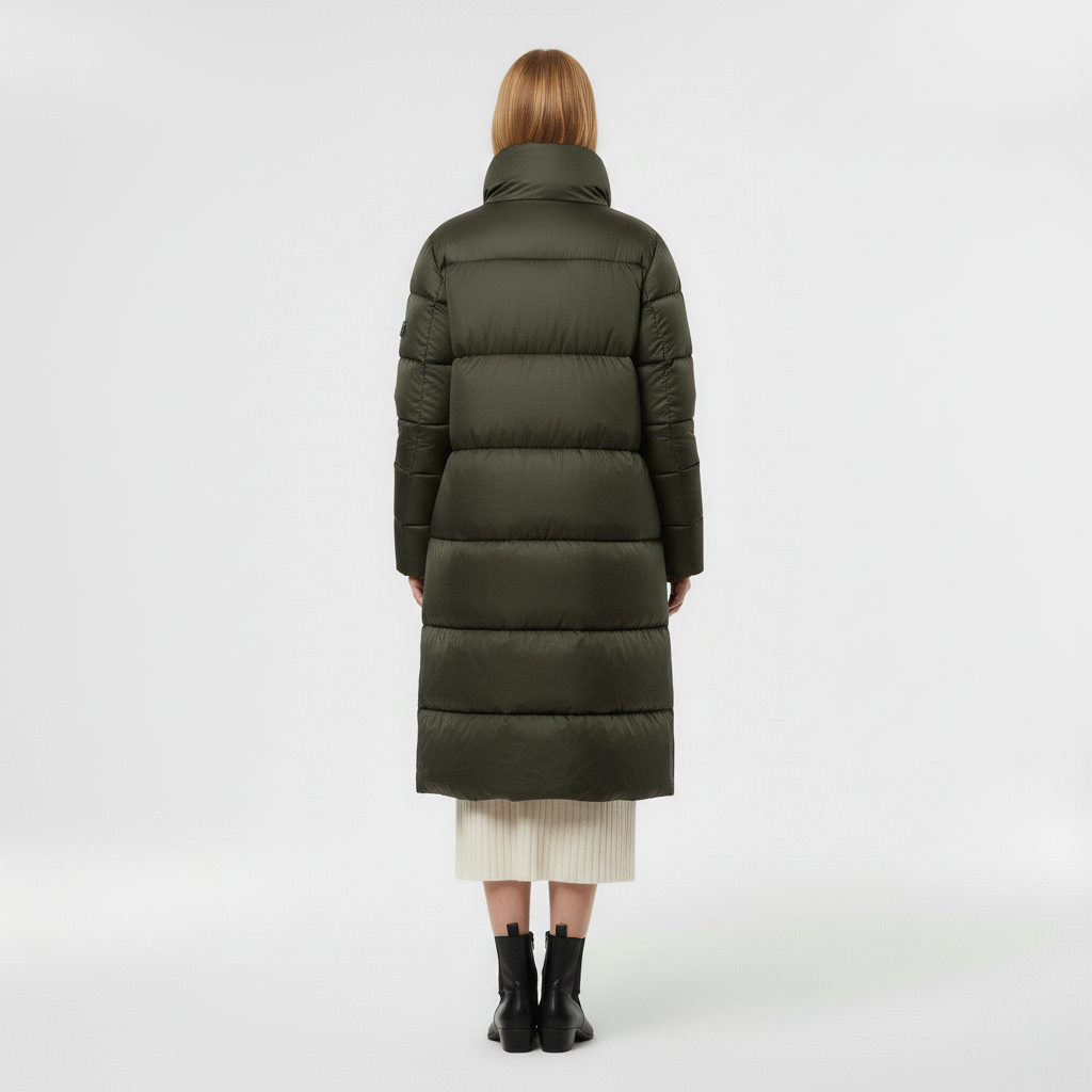 Manteau à coupe longue pour femme