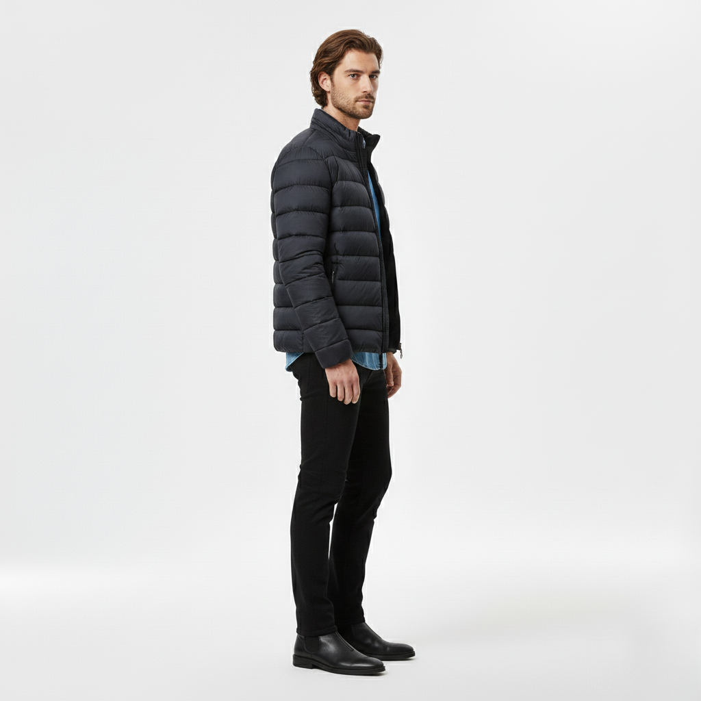Doudoune à matelassage pour homme